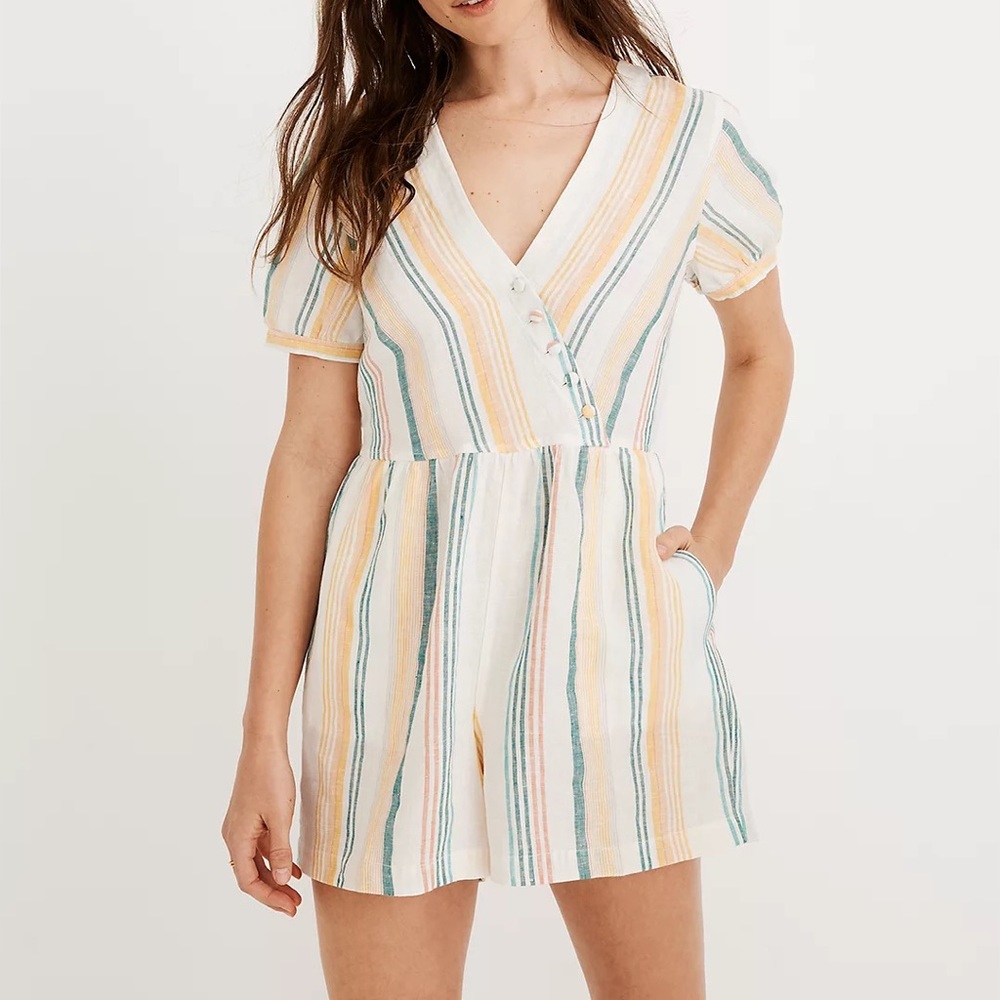 Madewell linen romper